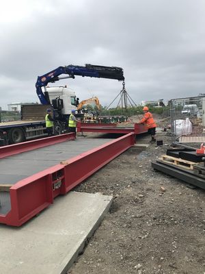 Industrie-Schwergewichtswaage mit 12 mm Oberplattendicke