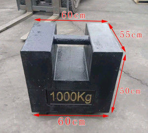 Gusseisenmaschinen-Forklift-Teil der Prüfgewichte