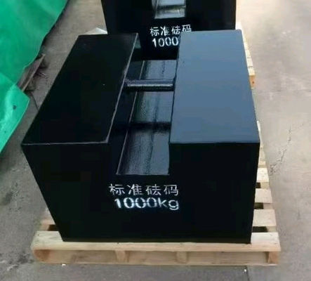 Gusseisenmaschinen-Forklift-Teil der Prüfgewichte