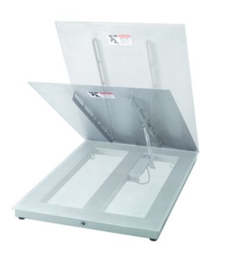 PFA579lift-D1500A Edelstahl-Bodenwaage für effiziente Reinigung und Wartung