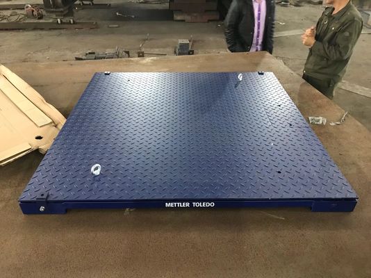 Metter Toledo flaches Meter der Edelstahl-Boden-Skala-500Kg 1000Kg 1.2x1.2