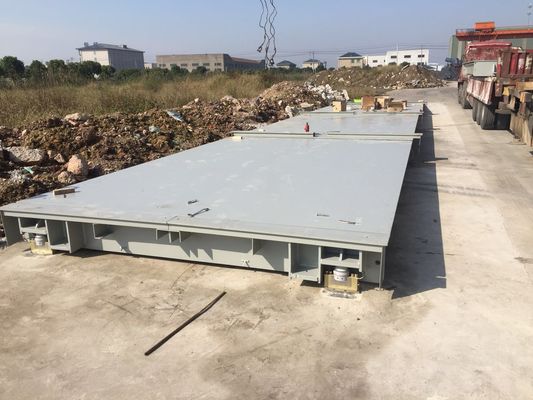 Schwere Industriewaage mit 12 mm dicken Oberplatte und anpassbarer Länge