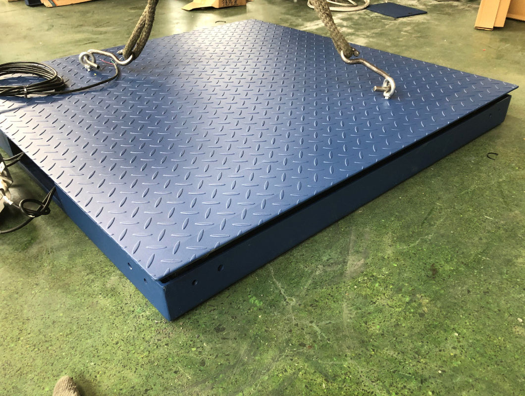 Schwerlast-Digital-Floor-Skala Industrie-Niedrigprofil-Paletten-Skala Kohlenstoffstahl Q235B Bau