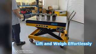 SMARTWEIGH 1000 kg mobile Scherenhubwaage